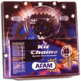 Kit chaine Alu Antiboue YAMAHA YZ 450 F V,W,X,Y,Z,A,B,D pas 520 2006 à 2014