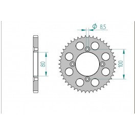 COURONNE ACIER AFAM PAS 428