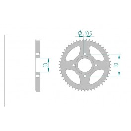 COURONNE ACIER AFAM PAS 428